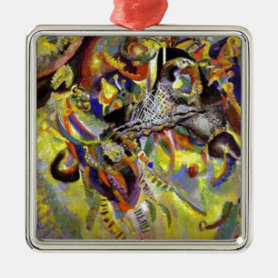 Vermoedelijk Abstract schilderen door Kandinsky Metalen Ornament