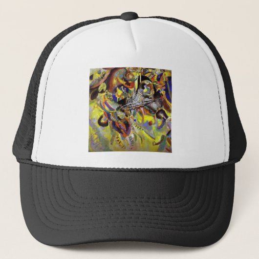 Vermoedelijk Abstract schilderen door Kandinsky Trucker Pet (Voorkant)