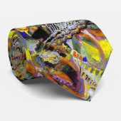 Vermoedelijk Abstract schilderen door Wassily Kand Stropdas (Opgerold)