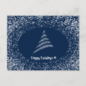 Vermoedelijk artistieke kerstboomfeestdag met mono feestdagenkaart (Voorkant)