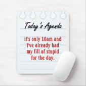 Vermoedelijk met stomme mensen om te gaan muismat (Met muis)