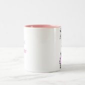 Vermoedelijk moeder en dochter tweekleurige koffiemok (Center)