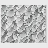 Vermoedelijk monochrome geometrisch neteffect cadeaupapier (Vlak)