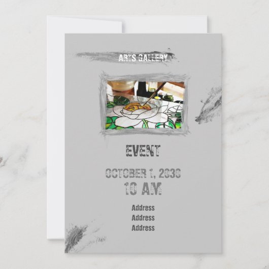 Vermoedelijke grijze penseelstreken tonen handgema kaart (Voorkant)