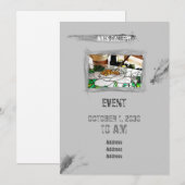 Vermoedelijke grijze penseelstreken tonen handgema kaart (Voorkant / Achterkant)