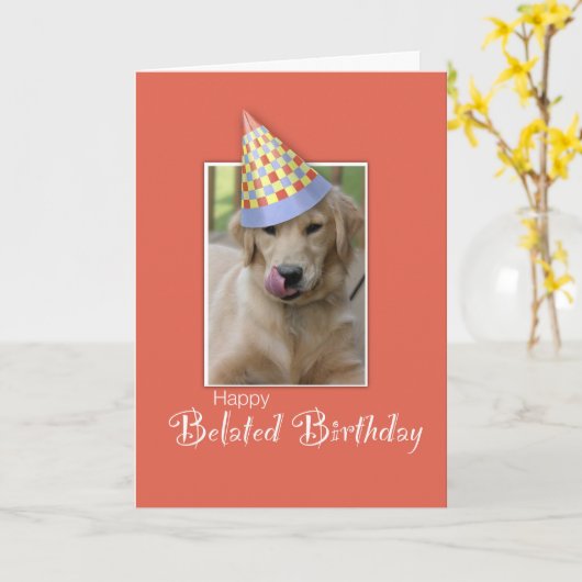 Vermoedelijke maagdarm, Oranje, grappig Pet Kaart (Gele Bloem)