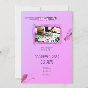 Vermoedelijke roze penseelstreken tonen handgemaak kaart