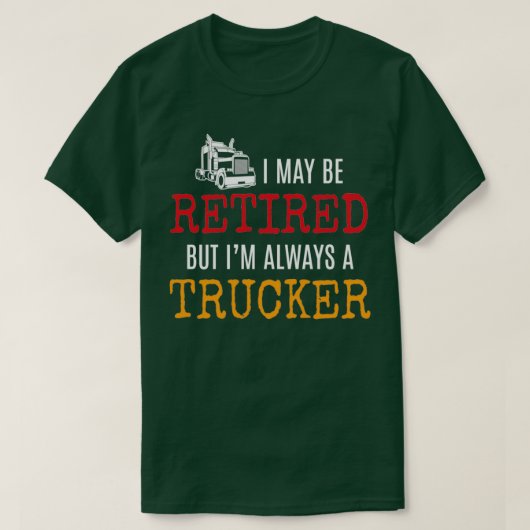 Vermoedelijke vrachtwagenchauffeur t-shirt (Design voorkant)