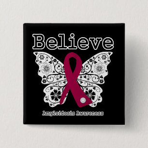Vermoedelijkheid van amyloïdose vierkante button 5,1 cm