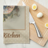 Vermoeden Maagd Mary Floral Theedoek (Quarter Fold)