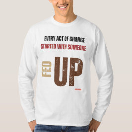 Vermoeid en ontstoken lange mouw - BIPOC T-shirt