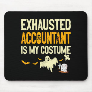 Vermoeide Accountant Cpa Halloween Grappige Accoun Muismat