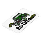 Vermoeide Antiek auto Humor Magneet (Linkerzijde)