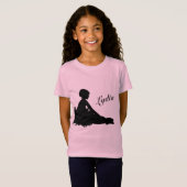 Vermoeide Ballerina Persoonlijk met Naam T-shirt (Voorkant volledig)