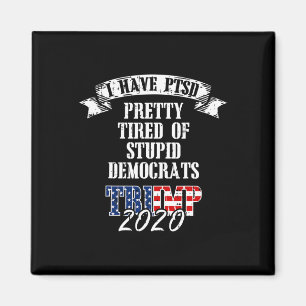 Vermoeide domme Democraten Trump 2020 Amerikaanse Magneet