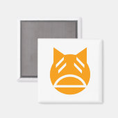 Vermoeide Emoji Kat Magneet (Voorkant / Achterkant)