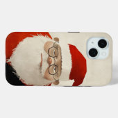 Vermoeide kerstman Case-Mate iPhone case (Achterkant (horizontaal))