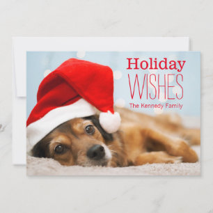 Vermoeide Kerstman Feestdagenkaart