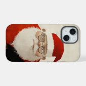 Vermoeide Kerstman iPhone 15 Case (Achterkant horizontaal)