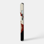 Vermoeide kerstman iPhone 15 case (Linkerkant)