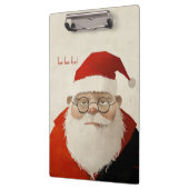 Vermoeide kerstman klembord (Links)