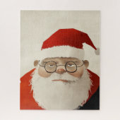 Vermoeide kerstman legpuzzel (Verticaal)