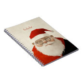 Vermoeide kerstman notitieboek (Rechterzijde)