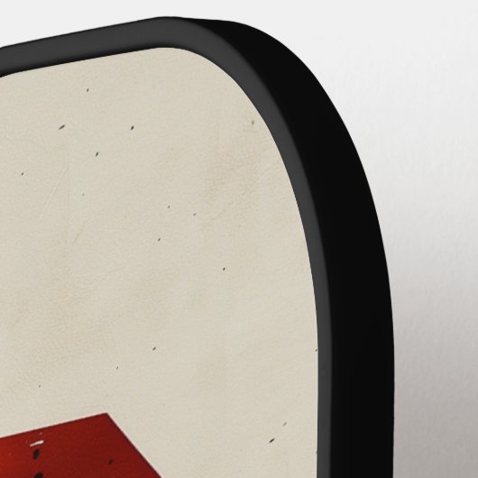 Vermoeide kerstman pickleball paddle (Links Detail)