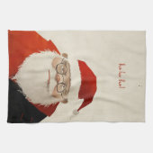 Vermoeide kerstman theedoek (Horizontaal)