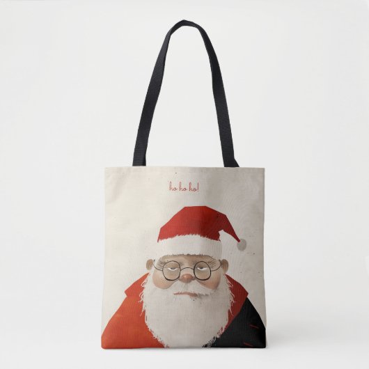 Vermoeide kerstman tote bag (Voorkant)