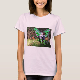 Vermoeide Lyme Disease Krijger met Engelenvleugels T-shirt