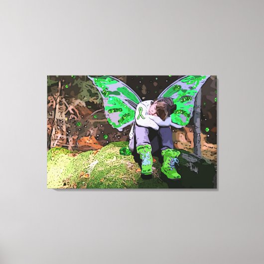Vermoeide Lyme Krijger Rust Nemen Canvas Afdruk (Voorkant)