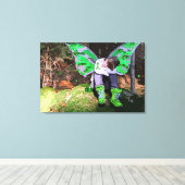 Vermoeide Lyme Krijger Rust Nemen Canvas Afdruk (Insitu (Houten vloer))