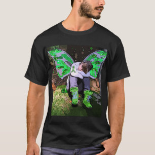 Vermoeide Lyme-ziekte Krijger met engelenvleugels  T-shirt