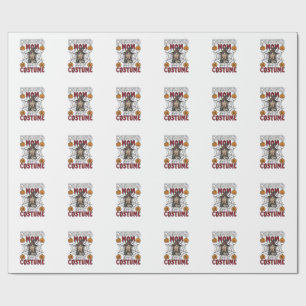 Vermoeide Moeder Is Kostuum Halloween Heks Koffie  Cadeaupapier