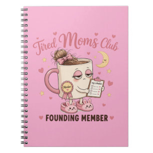 Vermoeide Moeder Laden Gelieve Coffee Funny Moeder Notitieboek