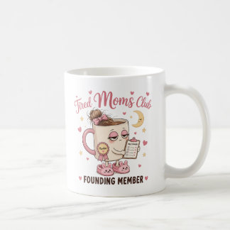 Vermoeide Moeder Laden Gelieve Koffie In Te Voegen Koffiemok