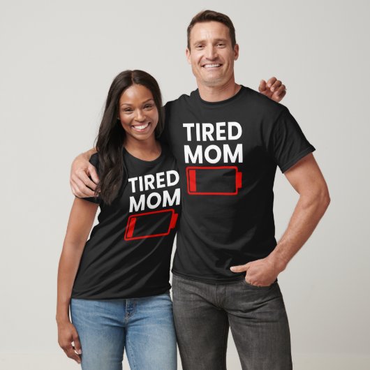 Vermoeide Moeder Moederdag Vrouwen T-shirt (Unisex)