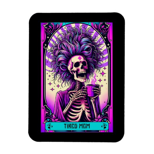 Vermoeide Moeder Tarot Kaart Magnet Magneet (Verticaal)