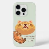 Vermoeide Oranje Kat Case-Mate iPhone Case (Achterkant)