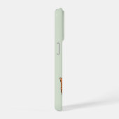Vermoeide Oranje Kat iPhone Hoesje (Rechterkant)