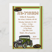 Vermoeide / Pensioen partij Kaart (Voorkant / Achterkant)