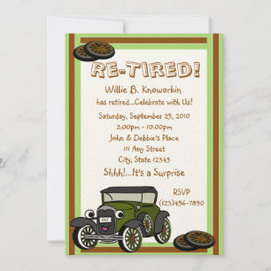 Vermoeide / Pensioen partij Kaart