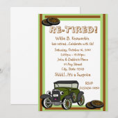 Vermoeide / Pensioen partij Kaart (Voorkant / Achterkant)