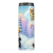 Vermoeide rendieren hebben koffie nodig thermosbeker (Achterkant)