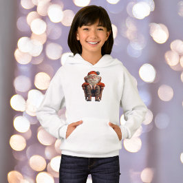 Vermoeide Santa 2 Girl's Hoodie