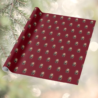 Vermoeide Santa 2 inpakpapier