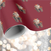 Vermoeide Santa 2 inpakpapier