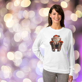 Vermoeide Santa 2 vrouwen T-shirt