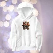 Vermoeide Santa Girl's Hoodie